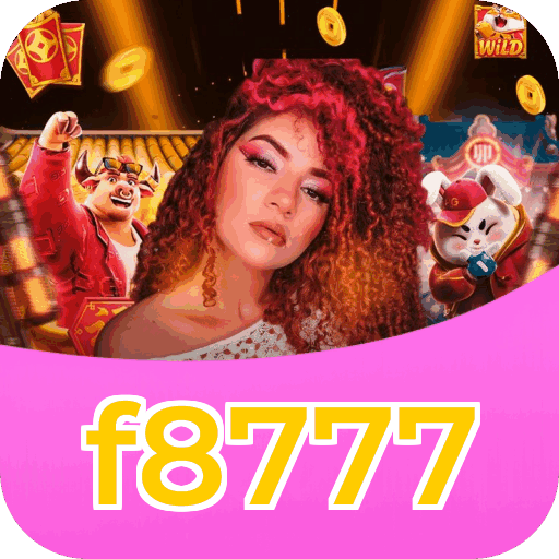 Interface do aplicativo f8777 mostrando jogos disponíveis no iOS e Android